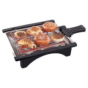 Grill electric Jata BQ95, 2000W, 2 inaltimi, fara fum si miros