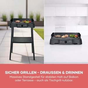 Grill electric Severin PG 8596, 2000W, 39x23cm, negru - Img 9