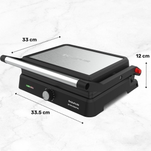 Grill electric Taurus Essential, 2600W, 2 in 1 Grill si Plancha, Placi 29x23 cm, Termostat reglabil - Img 10