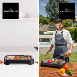 Grill electric Taurus Maxims, 2400W, suprafata 41x24 cm, termostat reglabil - Img 8