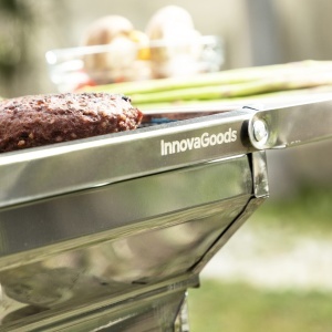 Grill portabil InnovaGoods din inox, usor de curatat, ideal pentru camping si picnic - Img 5