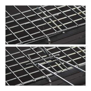 Grill Portabil Relaxdays, Faltabil, Negru, 30x45,5x30cm - Img 8