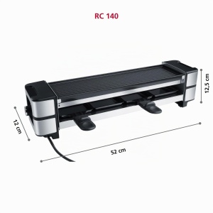 Grill Raclette Steba RC 140 cu 4 Tavi Antiaderente, 38.5 cm - Img 4
