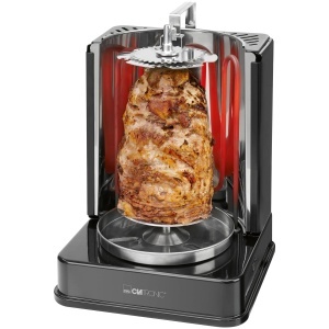 Grill vertical Clatronic DVG 3686, 1400W, cu 1 rotisor si 6 spiese