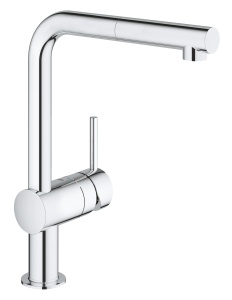 GROHE Minta Robinet de bucatarie robinet de bucatarie cu dus extensibil gama practica de pivotare la 360deg economisire a apei datorita limitarii cant - Img 1