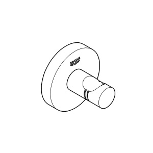 GROHE Start carlig pentru halat de baie fara gaurire suport pentru prosoape cu atasament ascuns pentru lipire sau gaurire cu suruburi si dibluri fara  - Img 4
