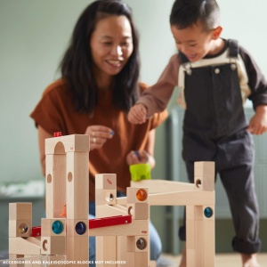 Haba 1136 Set Constructie Pista de Bile din Lemn 42 Piese pentru Copii 4 - Img 8