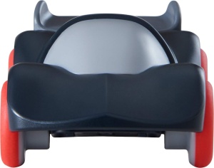 HABA 305560 - Kullerbu - Masina sport de culoare antracit masina de curse de la 2 ani cu motor oscilant accesorii pentru pista Kullerbu si pentru joc  - Img 2