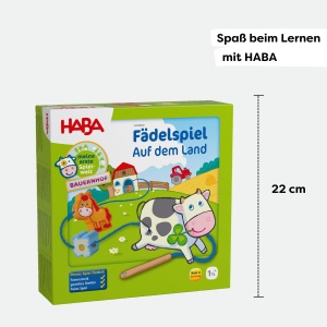 HABA 5580 Set de Joaca Ferma pentru Copii Joc de Indemanare din Lemn Motive Ferma de la 18 Luni - Img 8