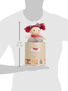 HABA 5737 - Papusa Mirli soft rag doll pentru bebelusi de la 6 luni pentru a se juca imbratisa si confort cadou pentru nastere si botez livrat in cuti - Img 9