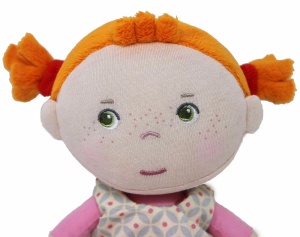 HABA Cuddly Doll Roya - Papusa moale de carpa 25 cm ideala pentru bebelusi si copii mici - lavabila la 30 degC de la 6 luni - 1303730001 - Img 2