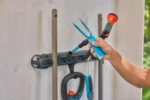 Halter pentru unelte de gradina Gardena Einzelstecker Flex, 2 bucati, din material reciclat - Img 4