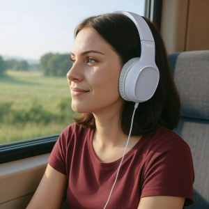 Hama Fun C Casti On-Ear USB-C cu Microfon Alb - Img 4