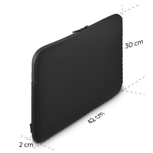 Hama Laptoptasche Neoprene 141-156 inch Negru Design Slim Protectie Laptop - Img 4