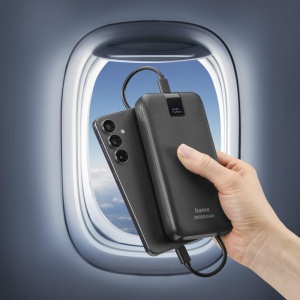 Hama Power Pack PD 20 20000mAh (baterie externa cu 2X USB C + 1x USB A, Power Pack Certified, incarcare rapida, acumulator, accesorii pentru telefoane mobile, tableta, cutie Bluetooth etc., incarcator portabil mic) antracit - Img 4