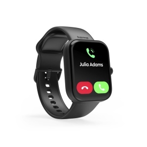Hama Smartwatch afisaj color 165 functie telefon Whatsapp e-mailuri etc asistent vocal rezistent la apa fitness tracker cu 100 de sporturi ritm cardia - Img 5
