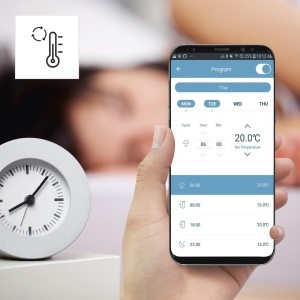 Hama Termostat Smart pentru Radiator Alb Control prin Aplicatie Economisire Energie - Img 3