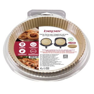 Hartie de copt Beper C103ACC100 pentru friteuza cu aer cald, 100 bucati, 20 cm - Img 7