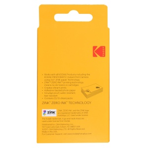 Hartie foto autoadeziva KODAK ZINK, 5,1 x 7,5 cm, 50 coli - Img 2