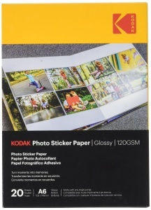 Hartie foto autocolanta KODAK, 10 coli A4, 120 gsm, suprafata lucioasa - Img 2