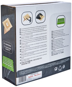 Hartie si filtru pentru pungi HEPA Rowenta Tefal Moulinex - Img 2