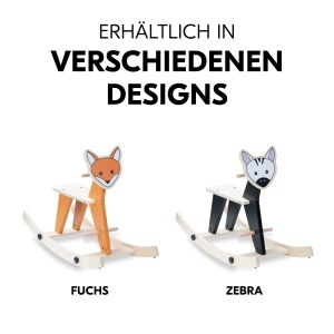 Hauck Rock N Swing Schaukeltier Zebra 2in1 Lemn FSC Certificat Transformabil - Img 7