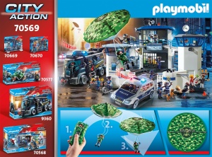 Helicopter de Politie PLAYMOBIL 70569 cu 19 piese, pentru copii de la 4 ani - Img 9