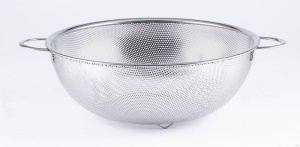 HENDI Gemusesieb Inox 315mm Perforat cu Manere si Baza - Img 2