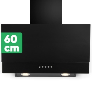 Hota Bomann DU 7607 G 60cm Negru Sticla LED 3 Trepte Umluft si Abluft