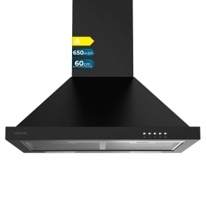 Hota Cecotec Bolero Flux PM 606500 60 cm Negru 650 m3h Clasa A Filtru de carbon