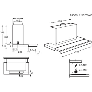 Hota Electrolux LFP419X 90 cm, 440 mh, inox - Img 7