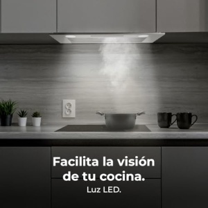 Hota incorporabila Cecotec Bolero Flux IT 755500 75 cm Inox 550 m3h Clasa A Touch Control - Img 12