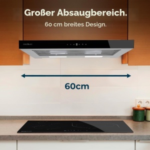 Hota telescopica Cecotec Flux TLT 605500, 60 cm, 70W, negru - Img 3