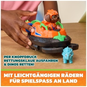 Hovercraft de salvare PAW Patrol cu figura Zuma si Dino, 18 cm - Img 4