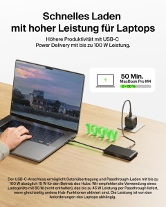 Hub USB-C Belkin 8-in-1, 100 W, 4K la 60 Hz, Ethernet 2,5 Gbits, Negru - Img 4