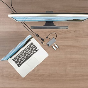 Hub USB C Hama 5 Porturi cu HDMI 4K, 2 USB-A, 1 USB-C, Alu - Img 9