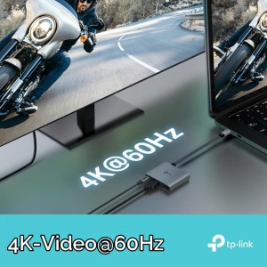 Hub USB-C TP-Link UH3020C, 4K 60Hz HDMI, 100W, 3-in-1 - Img 5