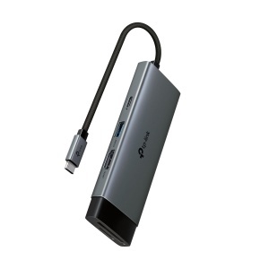 Hub USB-C TP-Link UH7021C, 7 porturi, 100W, HDMI 4K, Plug Play