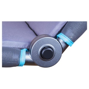 HUDORA Nest Swing Square Hollywood, antracit/turcoaz, potrivit pentru utilizare in interior si exterior, Leagan Nest pentru sezut si culcat, 72165 - Img 7