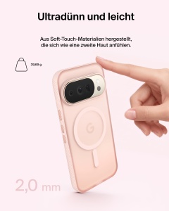 Husa de Telefon Belkin Grip pentru Google Pixel 11 Pro XL, Rosa, Protectie 2m, Qi2 25W - Img 6