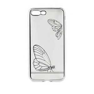 Husa din silicon Tellur TLL121151 pentru iPhone 7 Plus, Culoare Argintie - Img 2