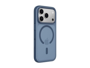 Husa iPhone 17 Pro Belkin SheerForce Grip, Transparenta, Rutschfest, Albastra - Img 4