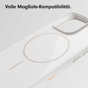 Husa pentru iPhone 16 Pro Beats - MagSafe, Kratzfeste, Felsbeige - Img 3