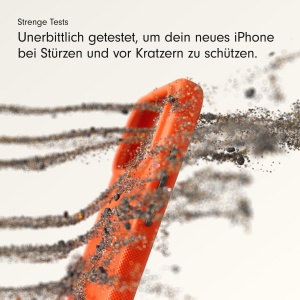 Husa pentru iPhone 17 Pro Beats, Nevada Orange, rezistenta la socuri, compatibila cu MagSafe - Img 4