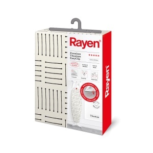 Husa pentru masa de calcat Rayen Premium EasyClip 4 straturi Titan