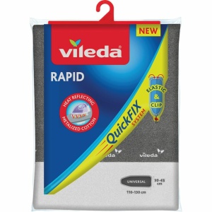 Husa pentru masa de calcat Vileda Express Rapid, 110-130 cm, 30-45 cm, argintie - Img 2
