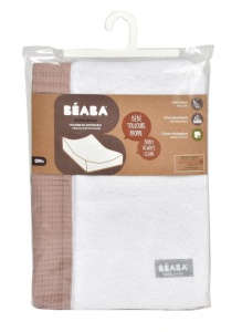 Husa pentru saltea de infasat BEABA Sofalange 100 bumbac organic Old Pink - Img 5