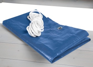Husa pentru Sandkasten roba, 154x154 cm, impermeabila, cu metalose pentru fixare - Img 3