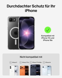 Husa pentru telefon Belkin SheerForce Clear Lite, ultraduna, MagSafe, transparenta - Img 2