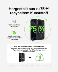 Husa pentru telefon Belkin SheerForce pentru iPhone 16 Pro, transparenta, MagSafe, antichizata - Img 8